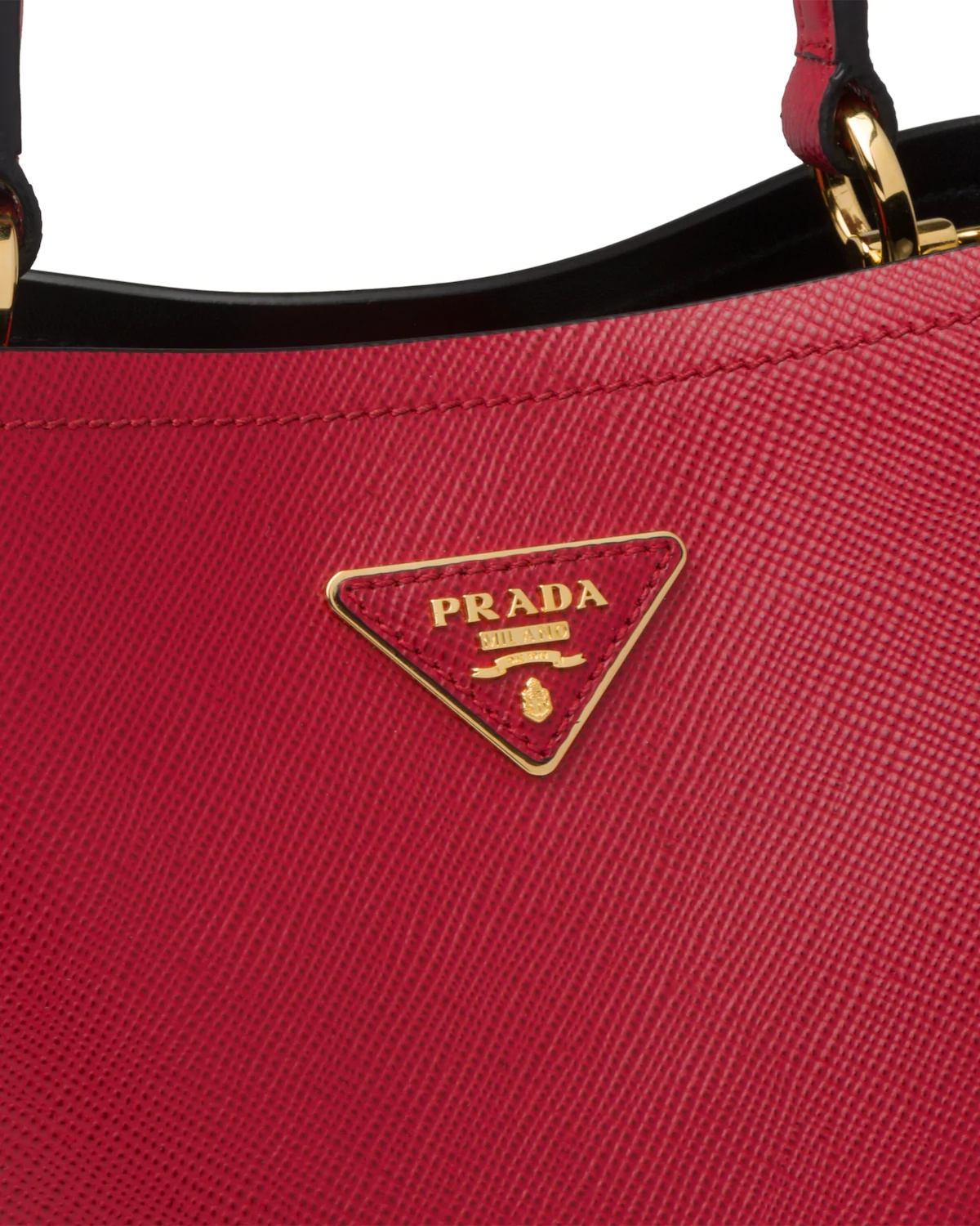 Medium Saffiano Leather Prada Panier Bag - 6