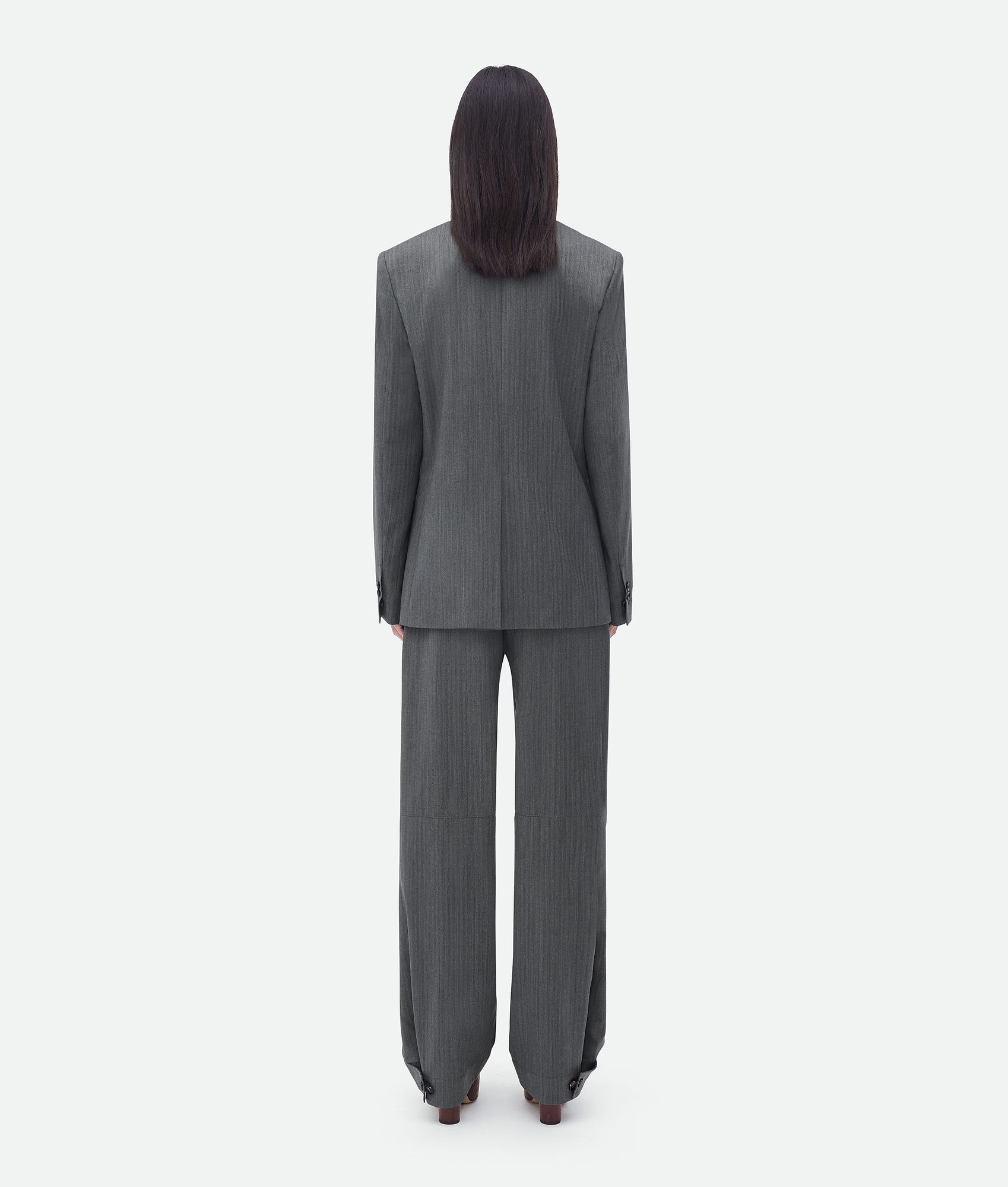ジャケット BOTTEGA VENETA Bottega Veneta Wool Chevron Jacket Bottega Veneta® Men's Wool Subtle Chevron Jacket in Forest