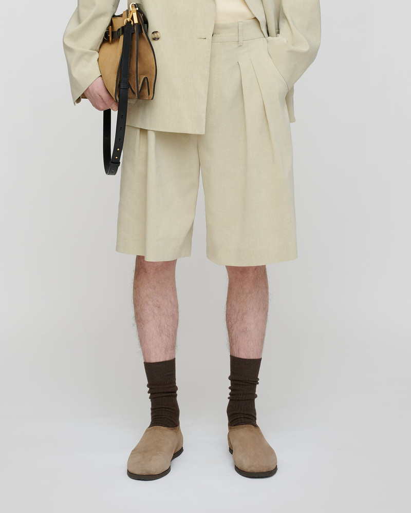 Nanushka Flax Suiting Shorts outlook