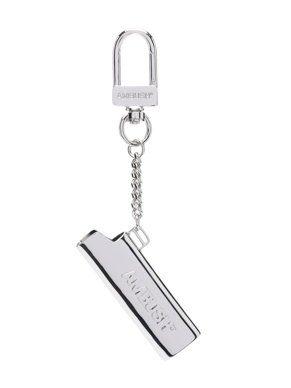 debossed-logo lighter case key chain - 1