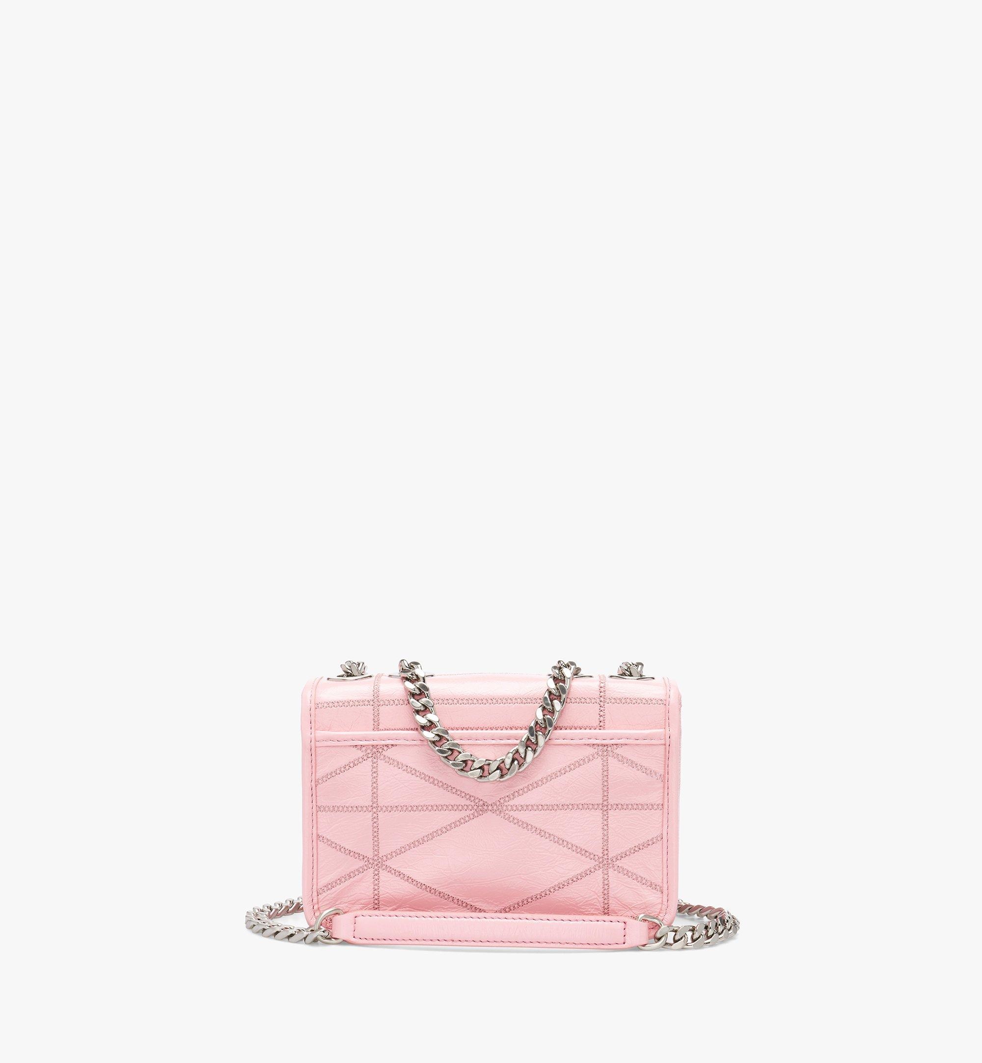 Travia Quilted Shoulder Bag in Crushed Leather - 5