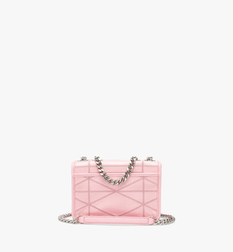 Travia Quilted Shoulder Bag in Crushed Leather 5