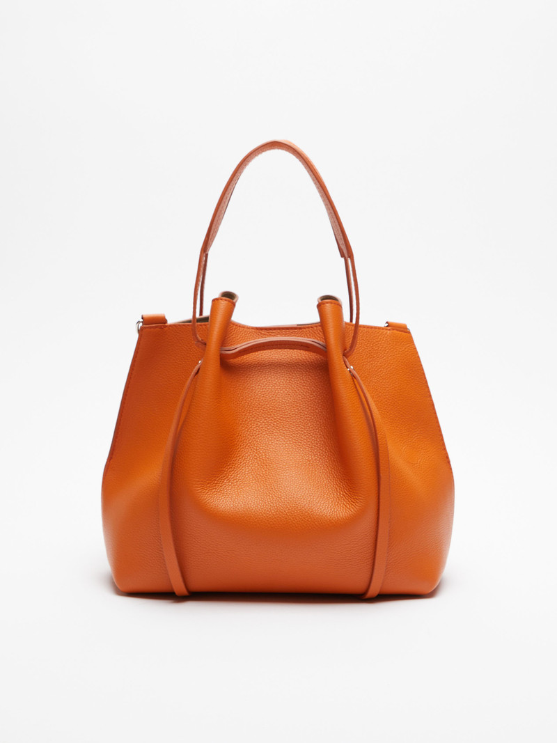 SAVIO Leather bucket bag 3