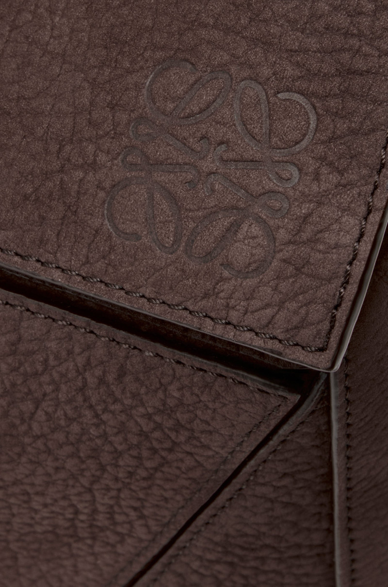 Large Puzzle bag in grained nubuck 9
