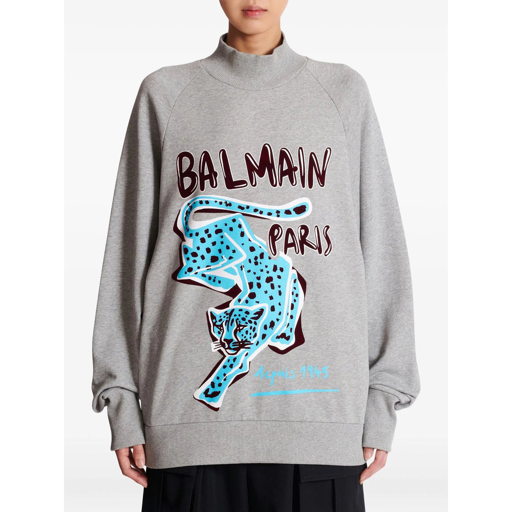Balmain Grey Tops - Sweatshirts Women - 3