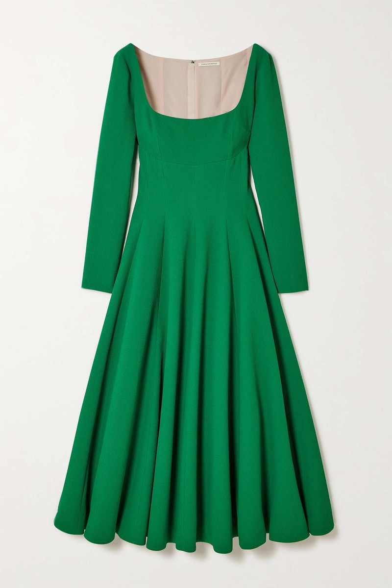 Kylee stretch-crepe midi dress 1