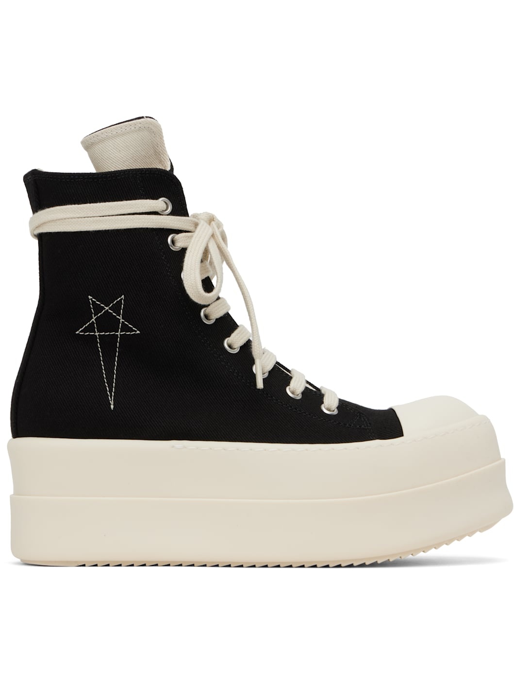 Black Hollywood Double Bumper Sneakers - 1