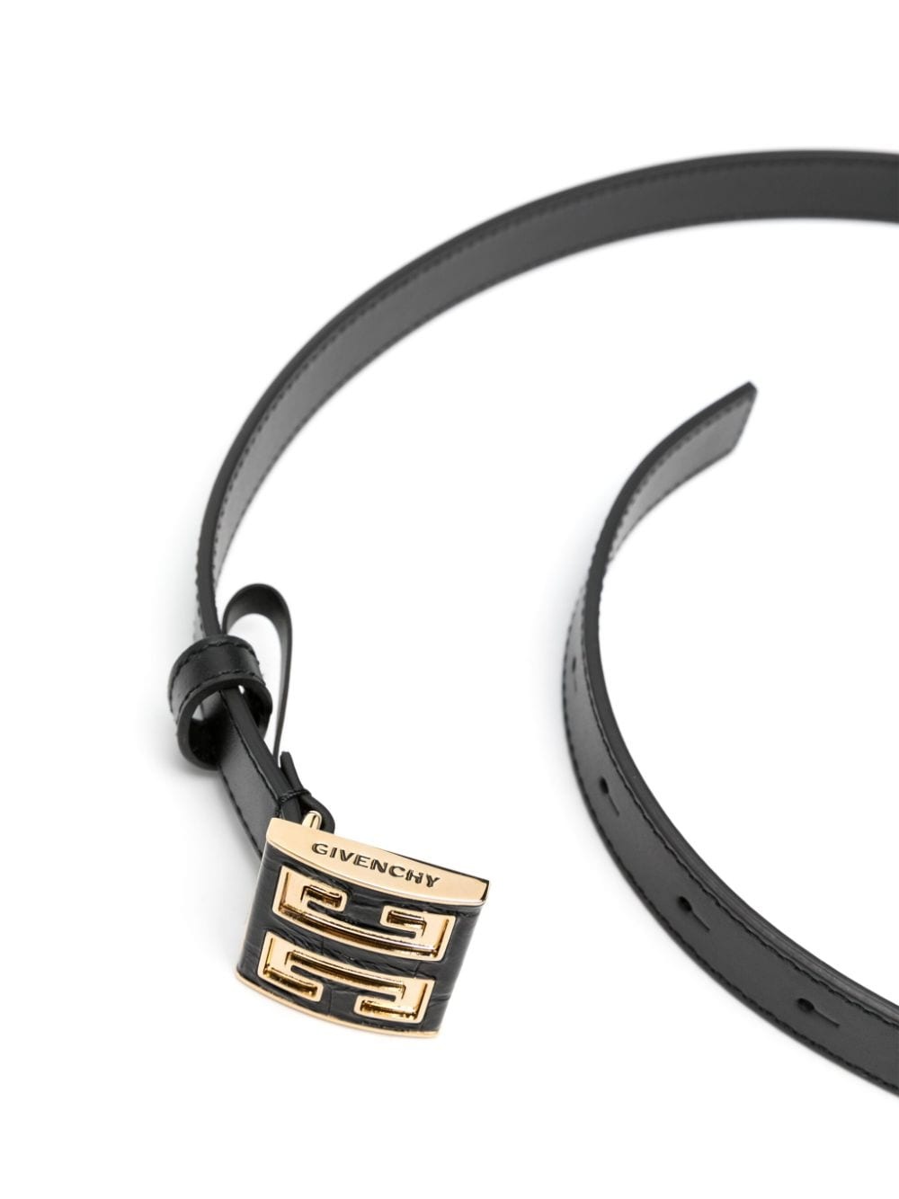 4G logo-buckle leather belt - 2