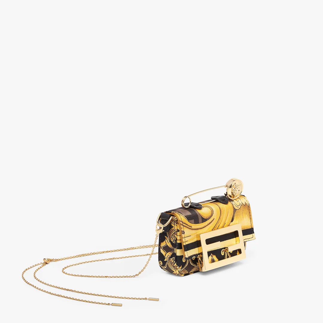 Fendace Black leather  charm - 2