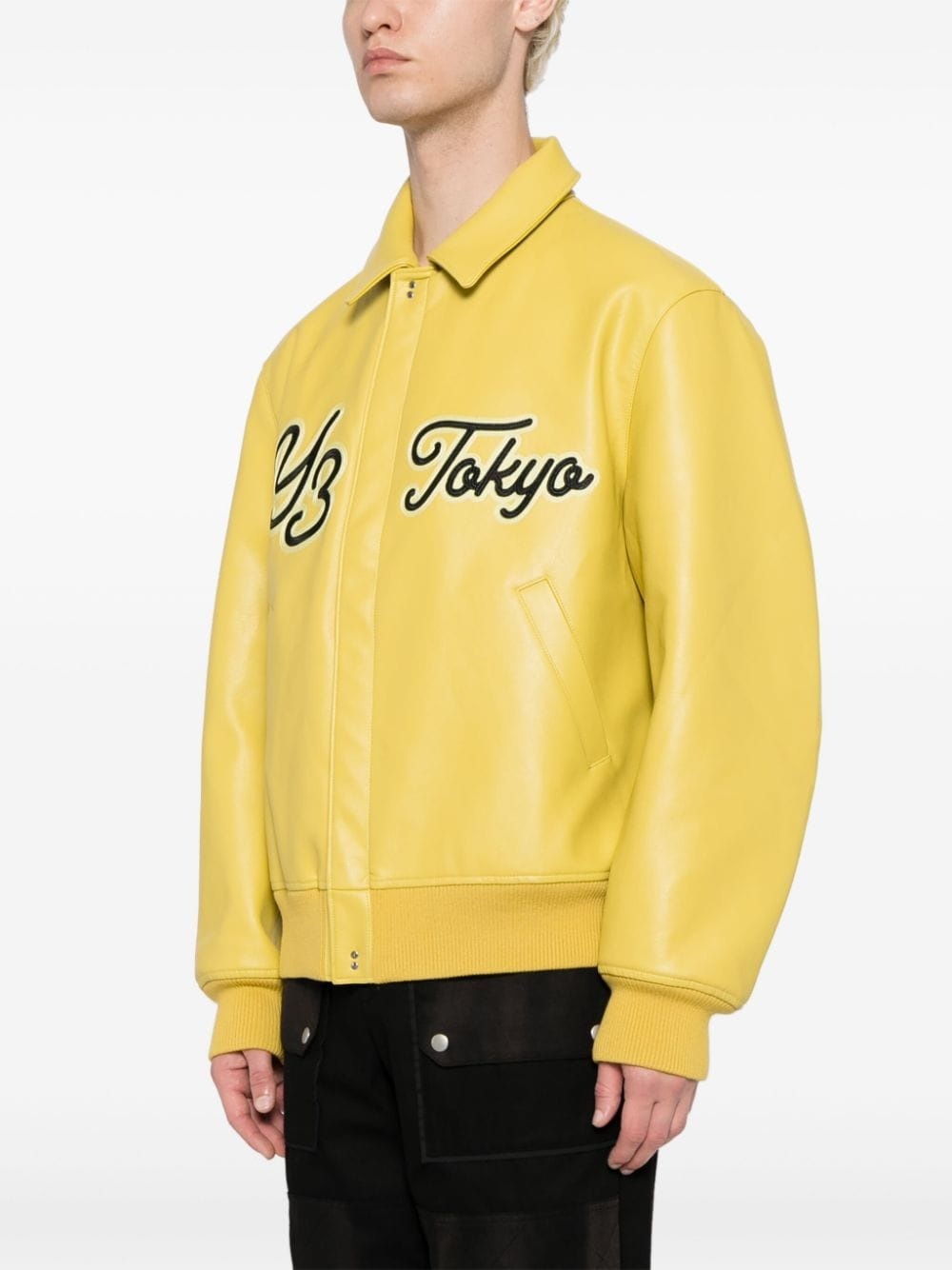 collared bomber jacket - 3