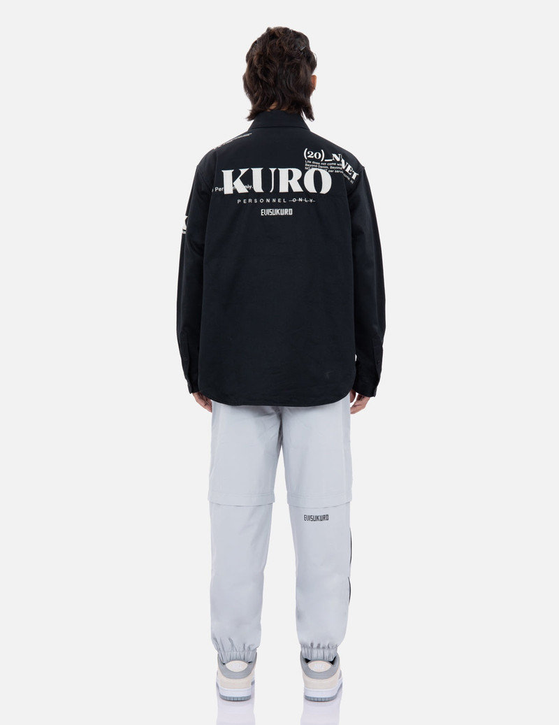 Multi Logo Print Cargo Shirt 6