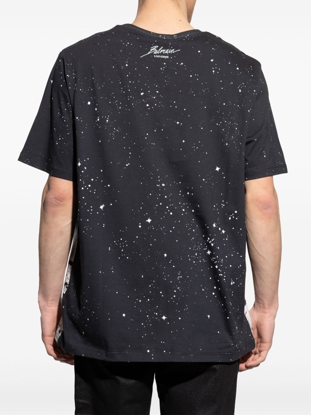 galaxy-print T-shirt - 4