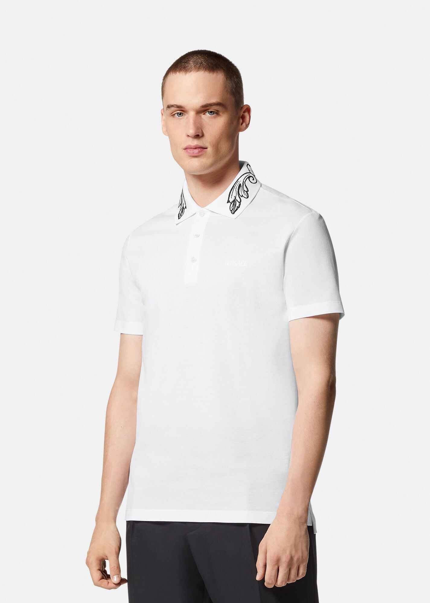 Barocco Embroidered Polo Shirt - 3