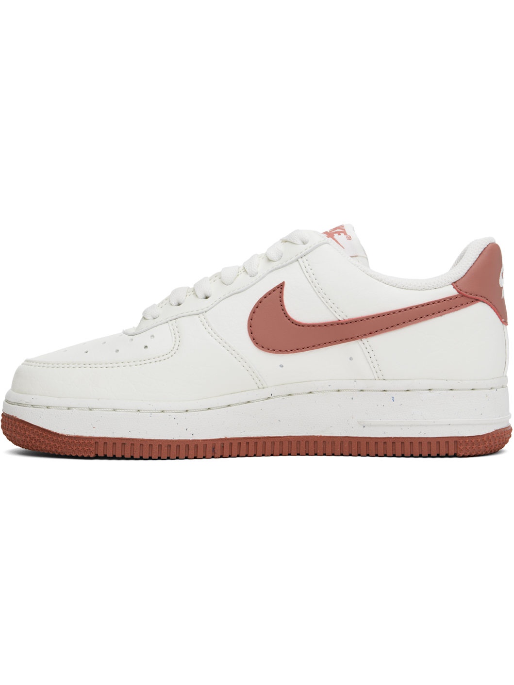 White & Pink Air Force 1 '07 Sneakers - 3