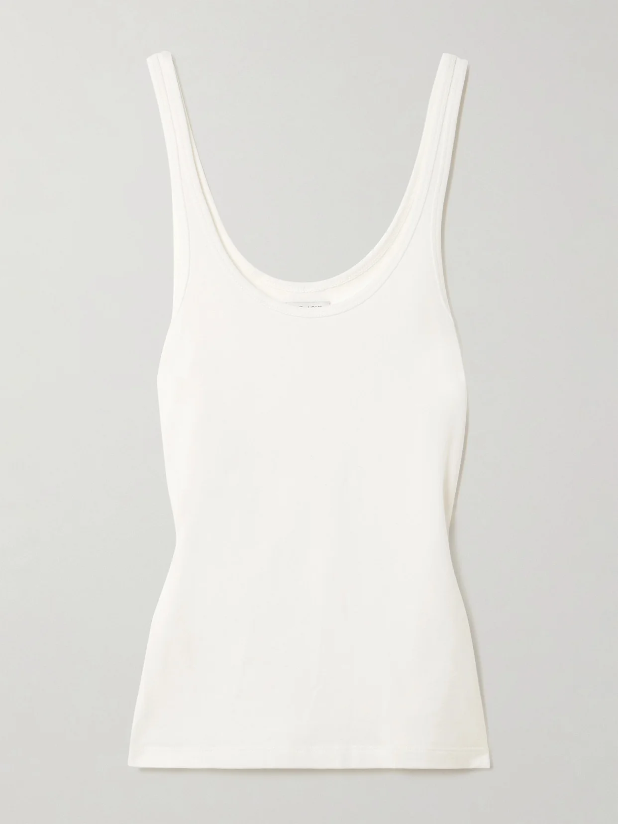 Stretch Organic Cotton-jersey Tank - 1