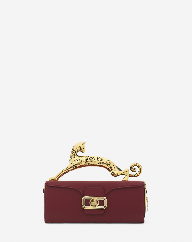 MEDIUM LEATHER PENCIL CAT BAG 1