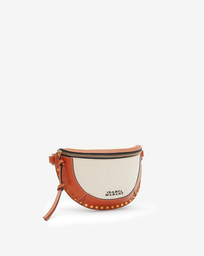 SKANO LEATHER AND COTTON BELT BAG - 5