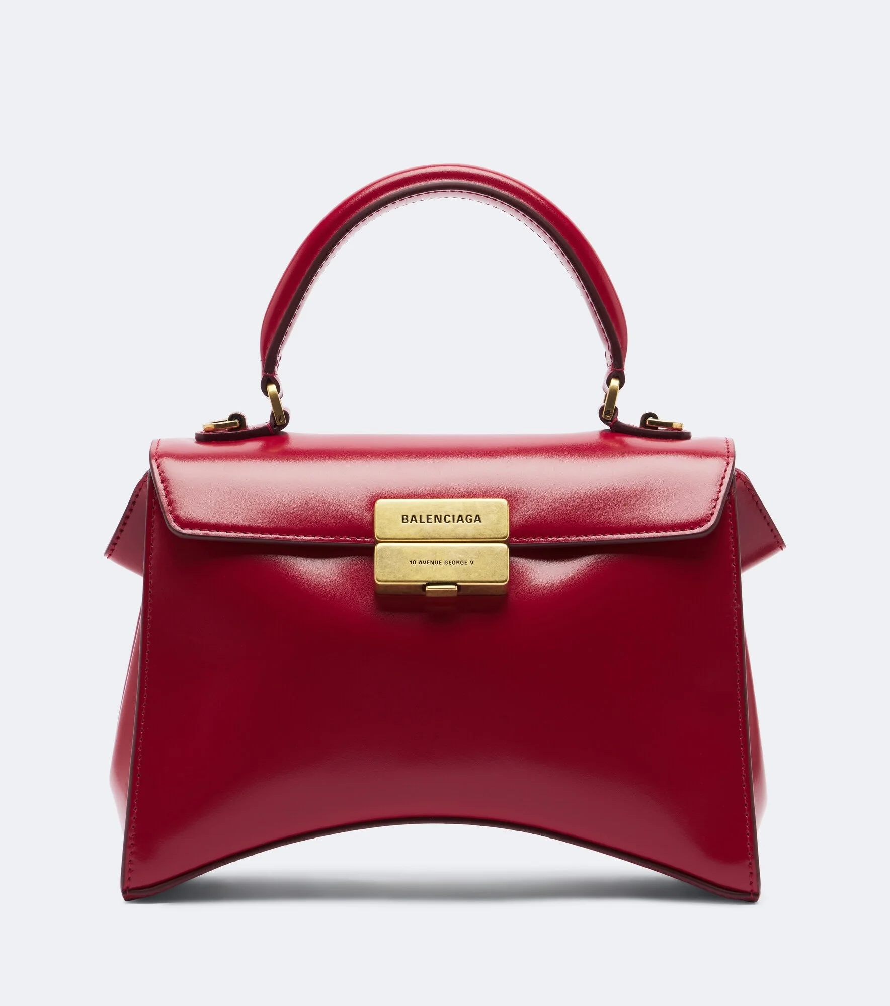 Hourglass Avenue Small leather top-handle bag - 1