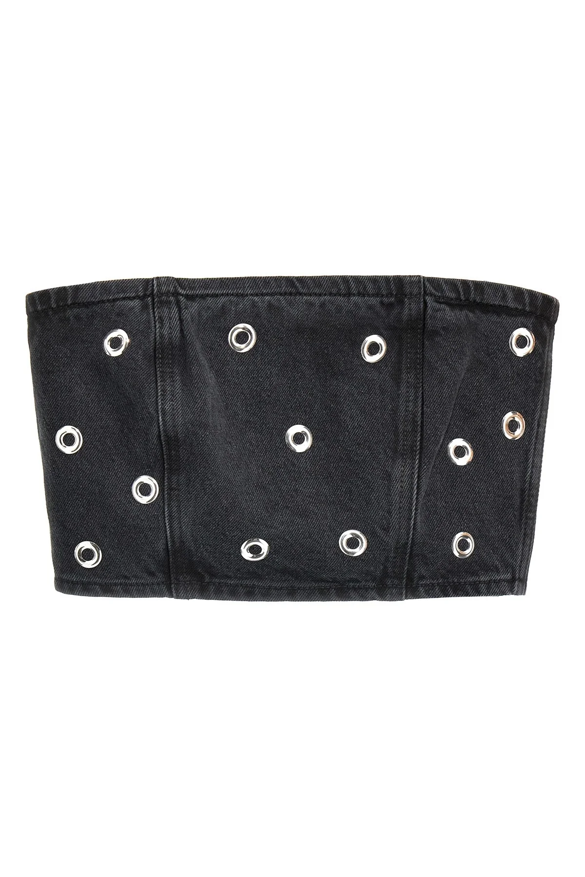 'Studded Denim' Top - 1