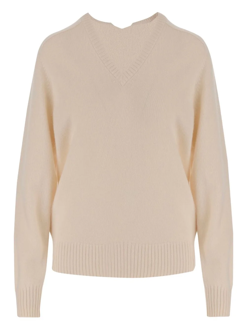 v-neck cashmere sweater - 1