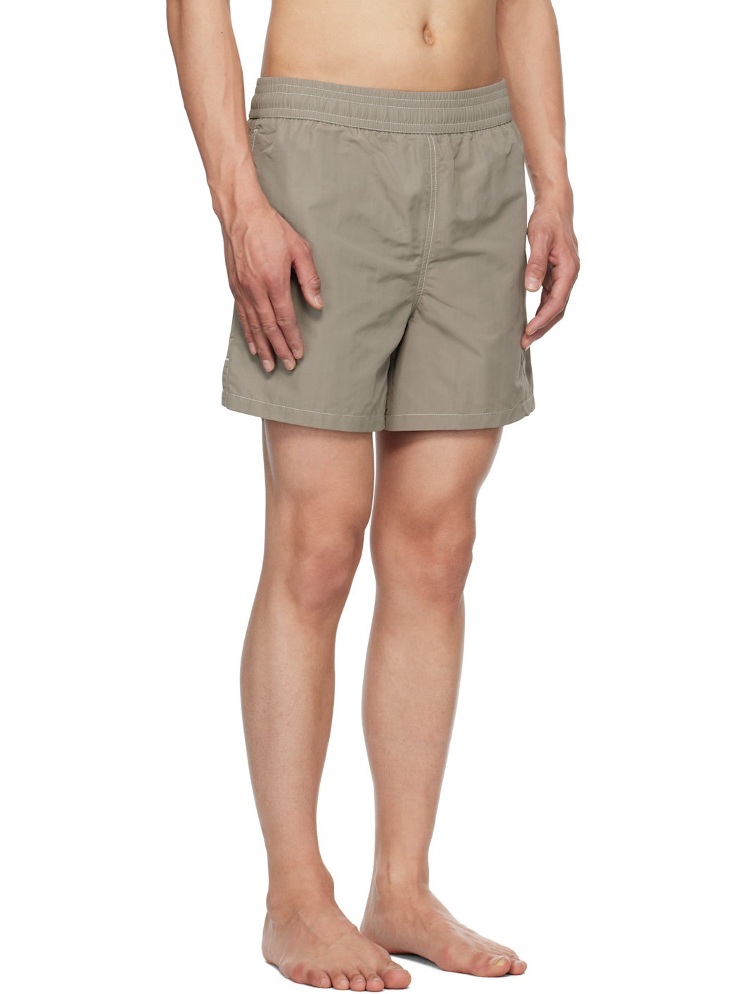 Taupe Beach Swim Shorts - 2