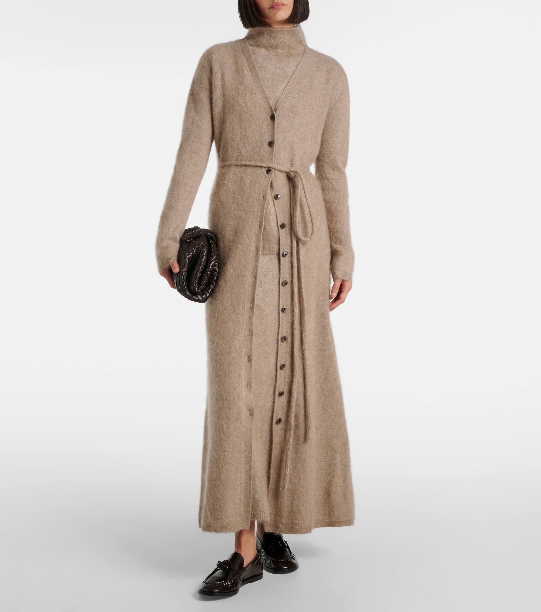 Carlie convertible cashmere maxi dress - 2
