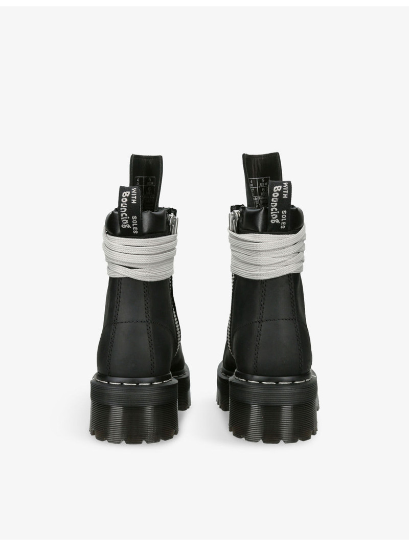 Rick Owens Rick Owens x Dr. Martens Quad Sole Steel-Toe Leather Ankle Boots outlook