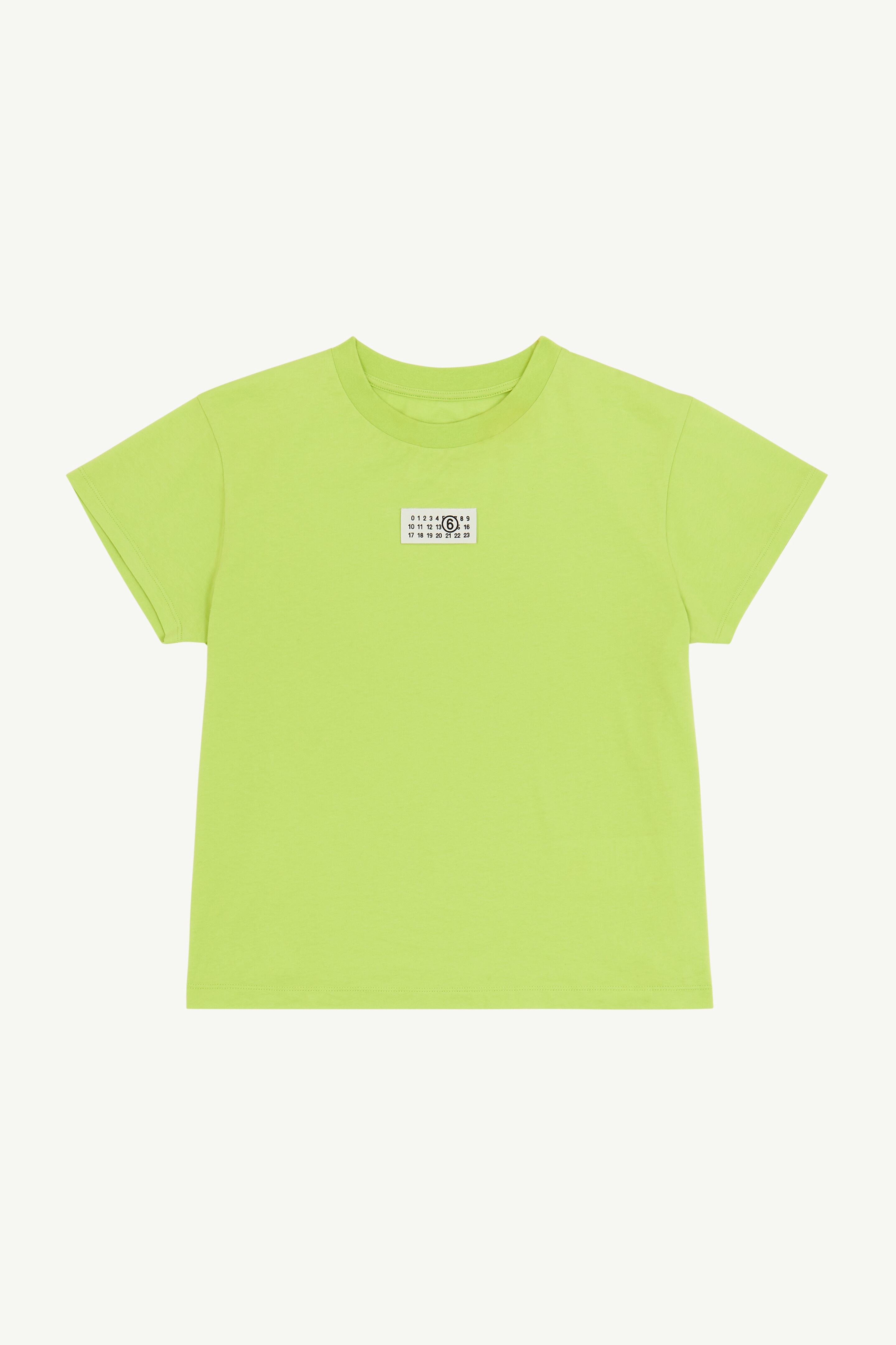 Cropped Neon Green T-Shirt - 1