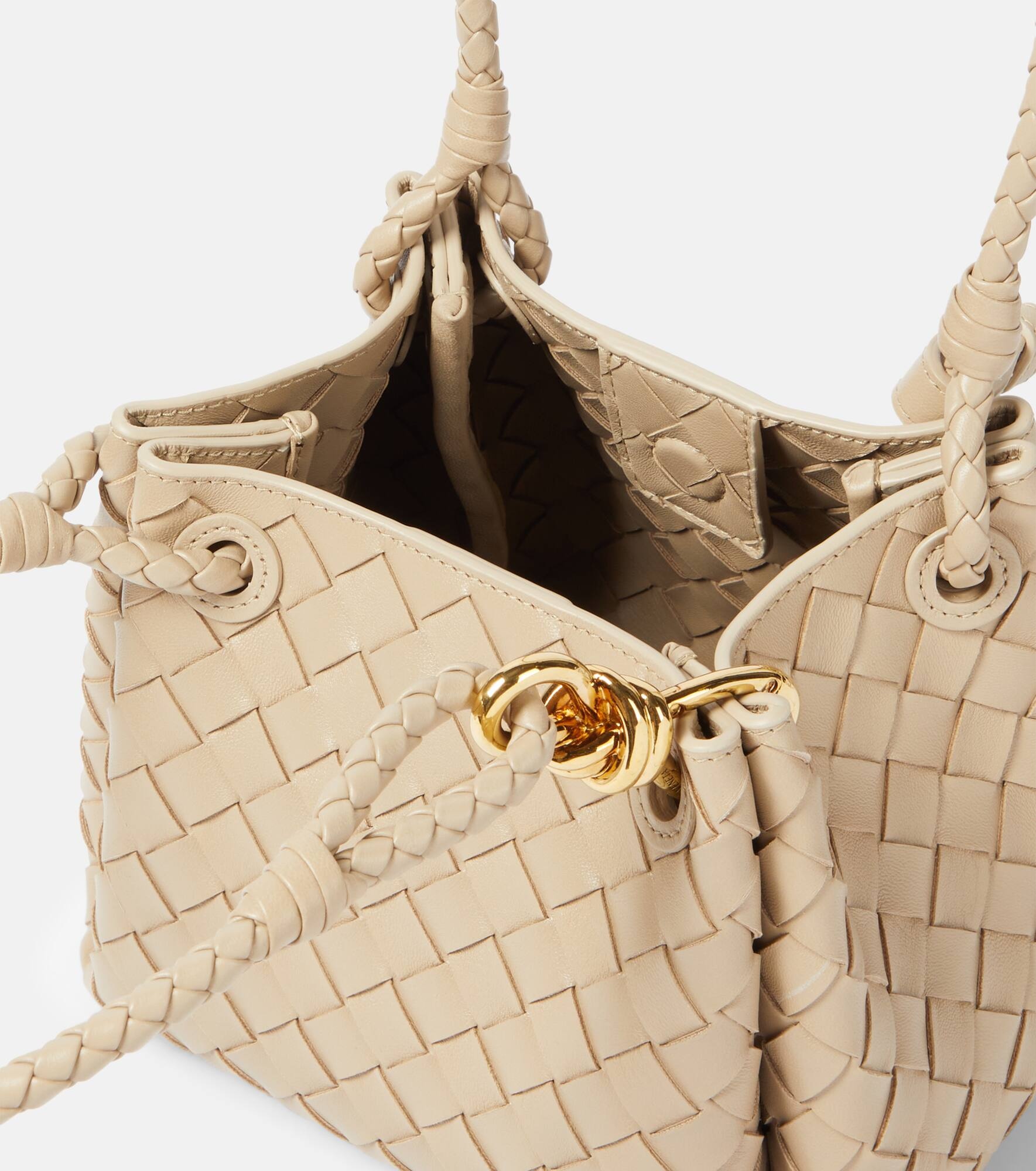 Parachute Small Intrecciato leather tote bag - 3