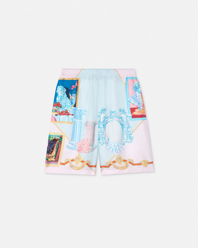 Versace 갤러리 실크 반바지 - 1