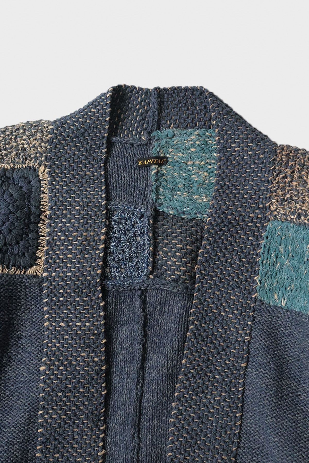 3G Hand Knit SPRING TUGIHAGI KESA Cardigan - Charcoal - 3