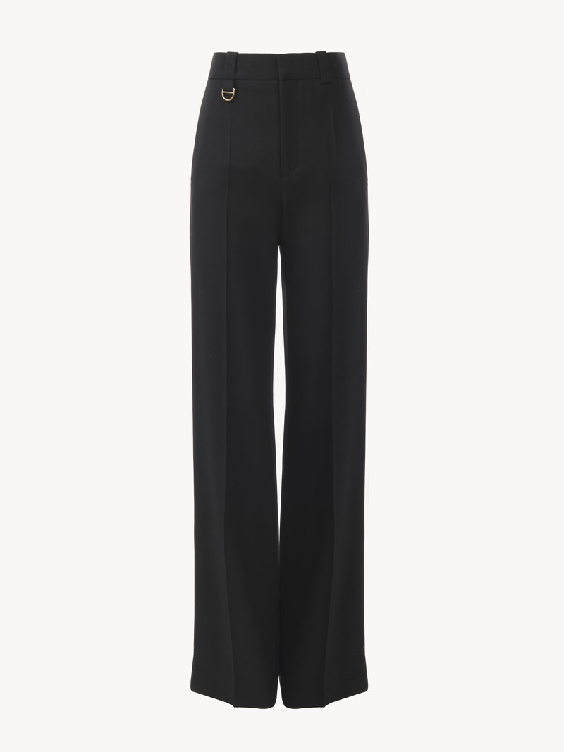 Chloé BOYISH TAILORED PANTS IN WOOL GRAIN DE POUDRE outlook