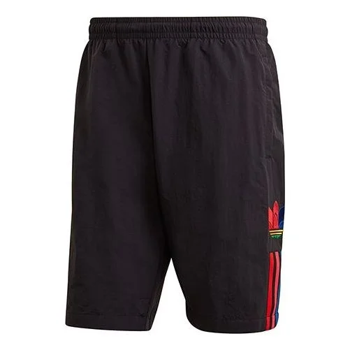 adidas originals 3D WV Short logo 'Black Light Red' GJ6743 - 1