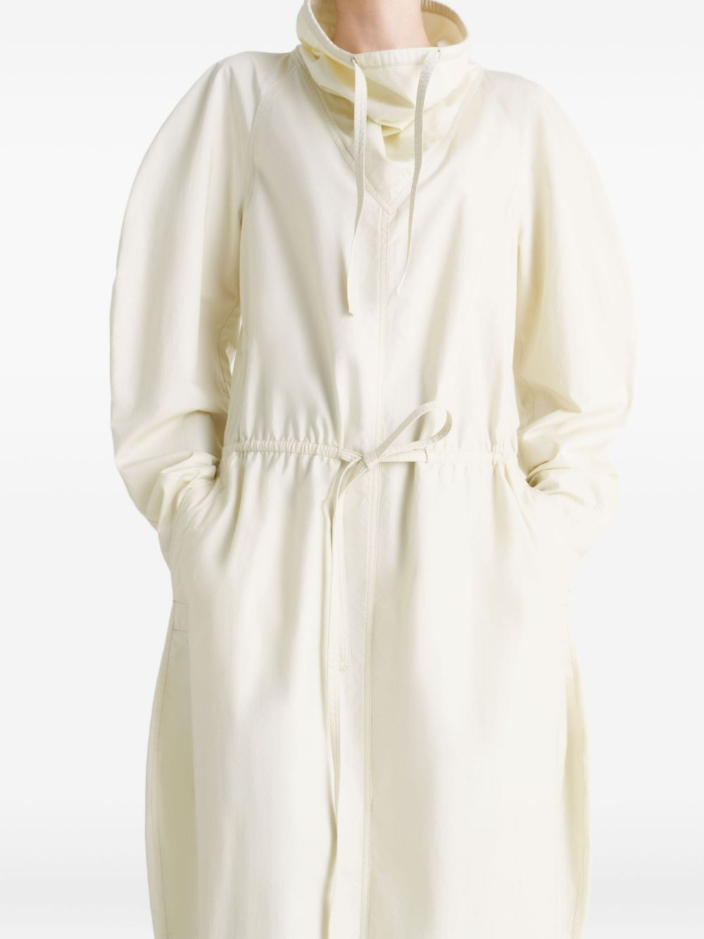 Vareuse long-sleeve drawstring dress - 5