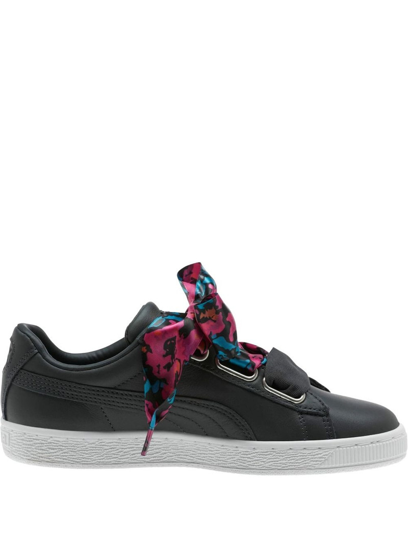 satin-bow leather sneakers 1