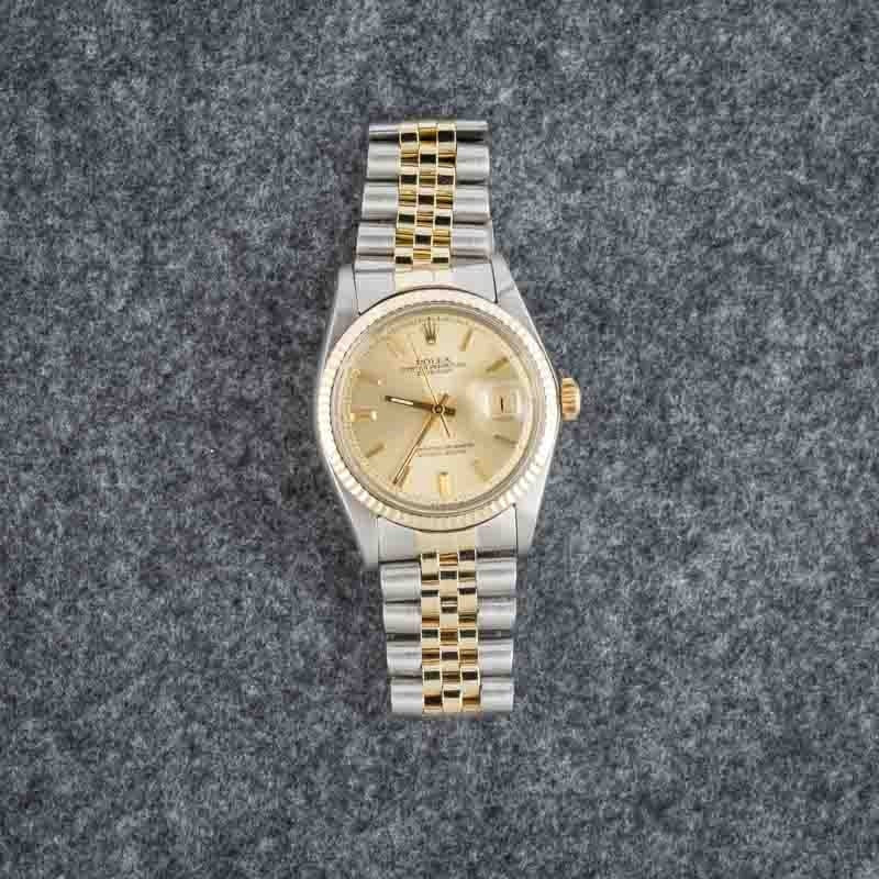 Pre-owned Rolex Datejust Ref 1601 Two-Tone - 6