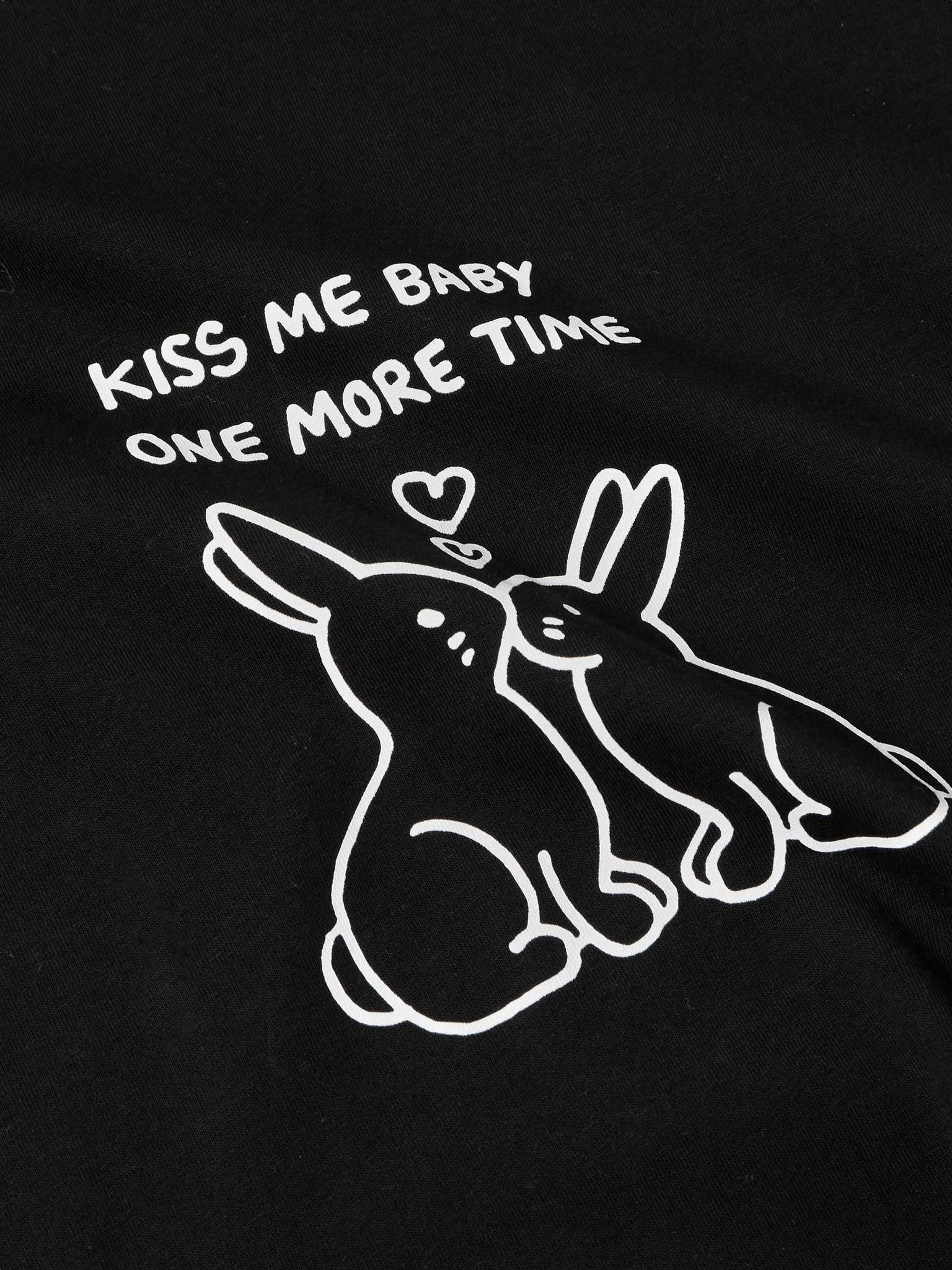 Kissing Bunnies Printed Cotton-Jersey T-Shirt - 5