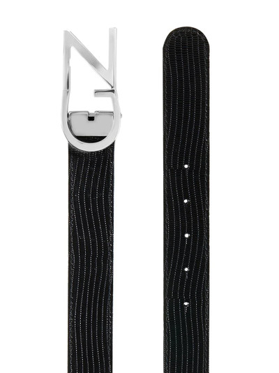 Giuseppe Zanotti lizard effect belt outlook