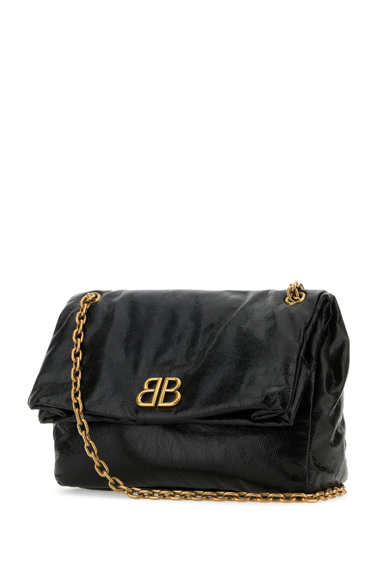 Black leather medium Monaco shoulder bag - 2