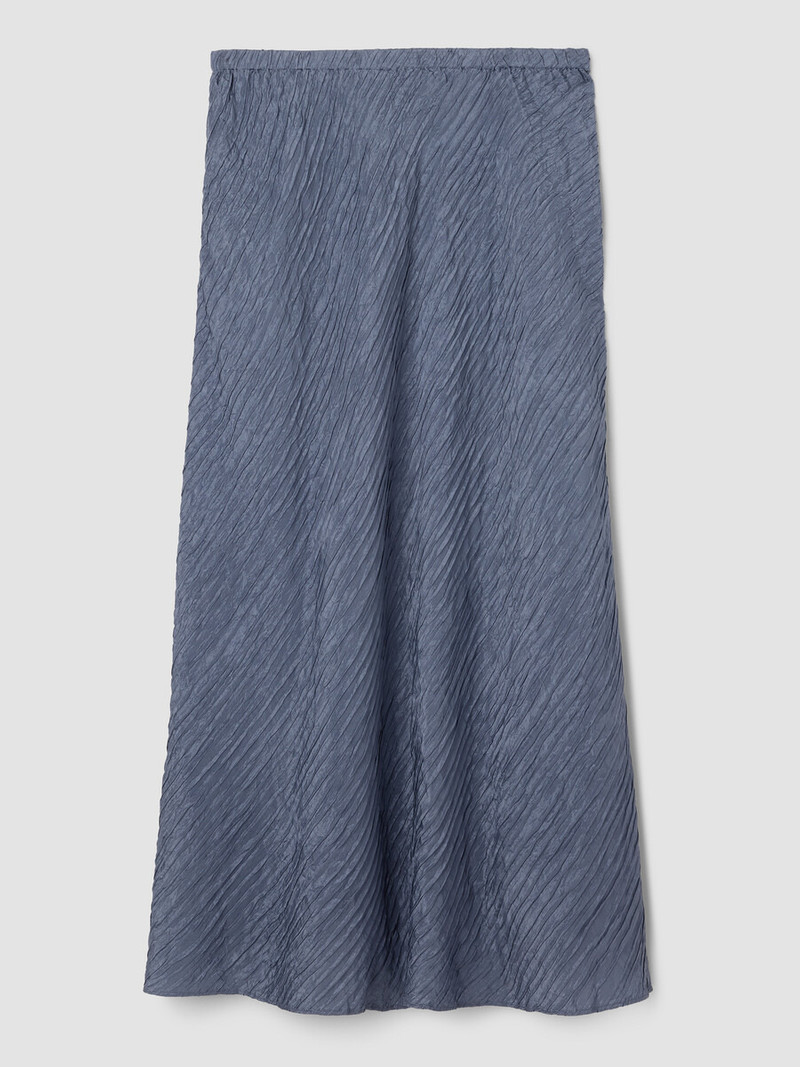 Textured Silk Jacquard Bias Skirt 1
