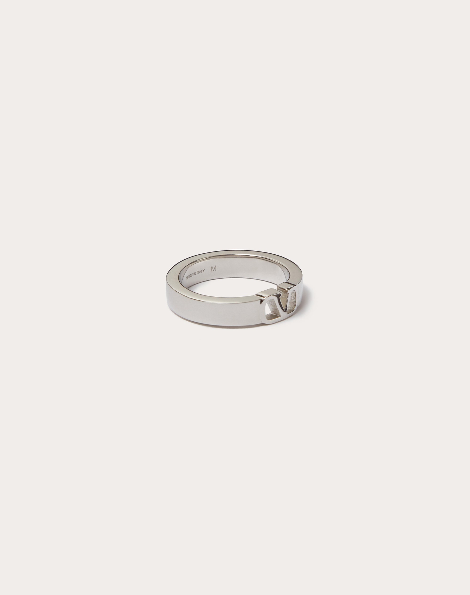 MINI VLOGO SIGNATURE METAL RING - 1