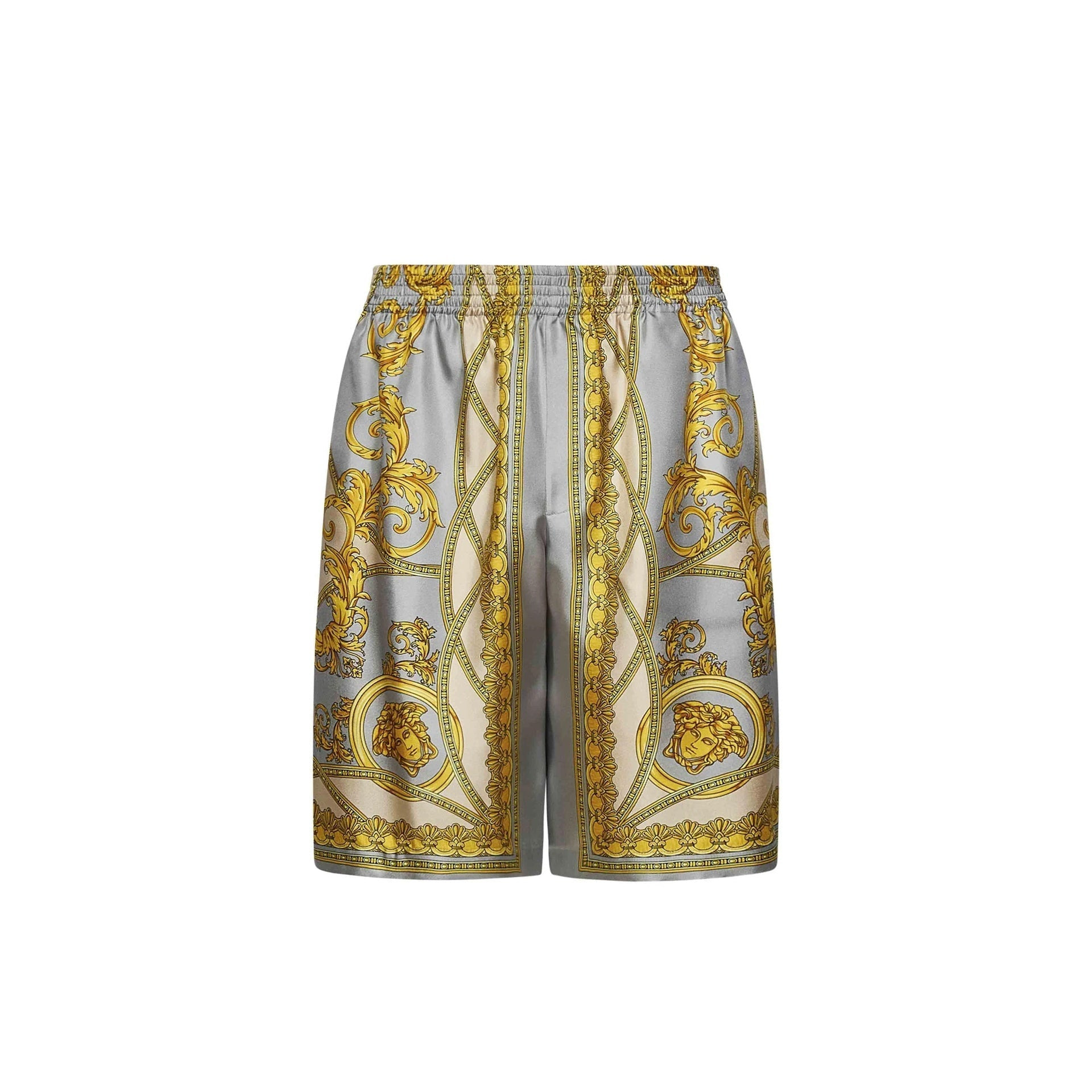 Versace La Coupe Des Dieux Silk Shorts Men - 1