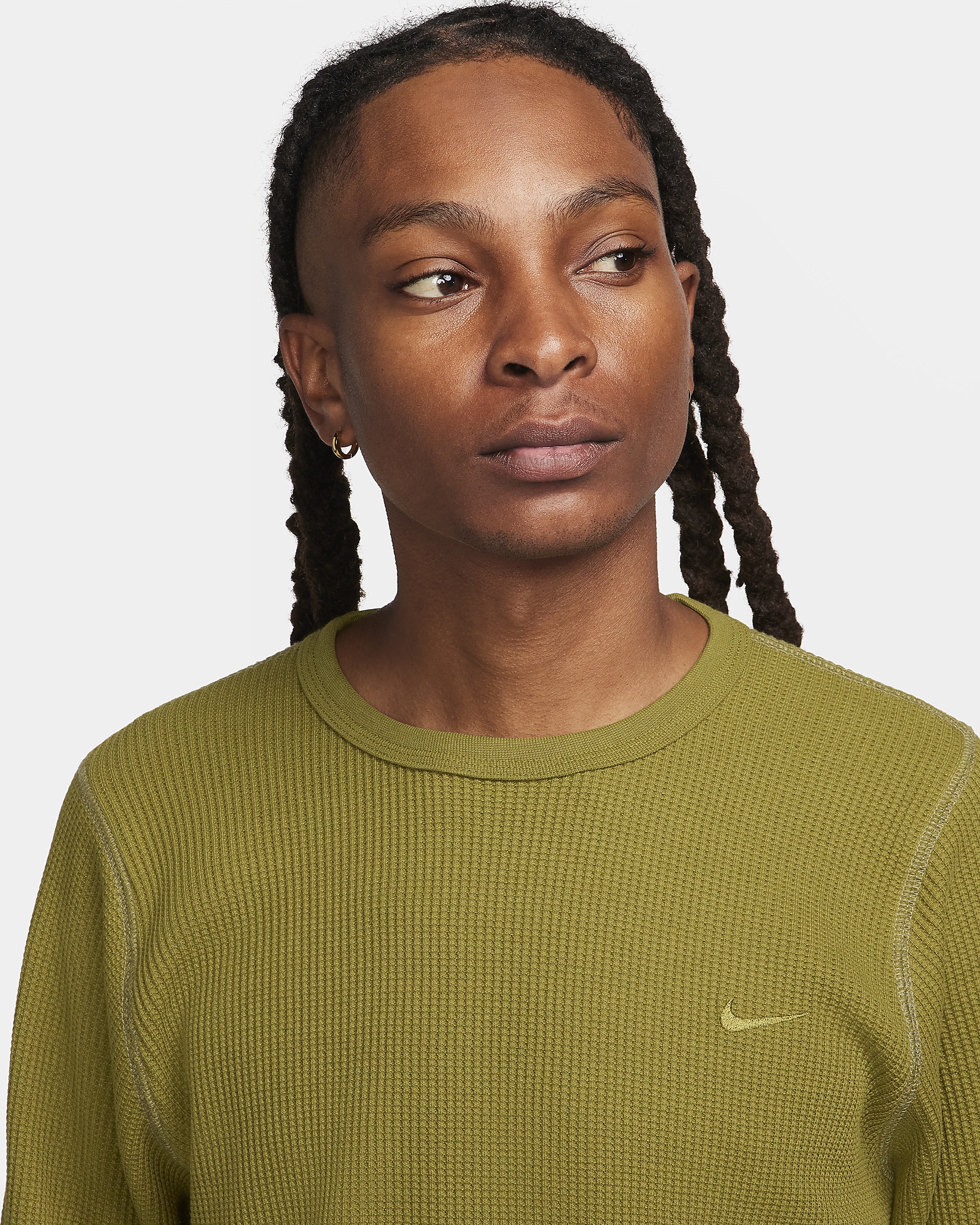 Nike Life Men's Long-Sleeve Heavyweight Waffle Top - 3