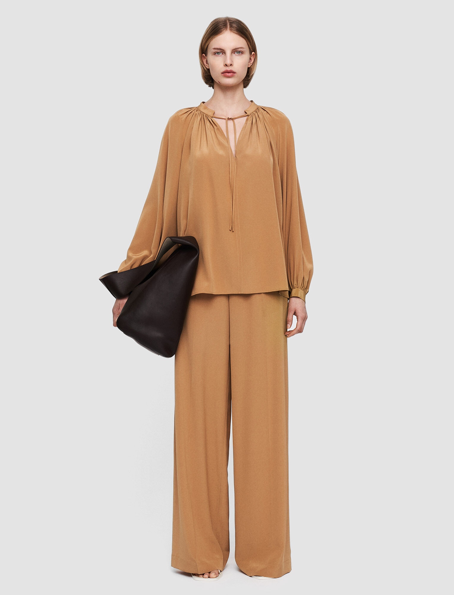 Silk Crepe de Soie Bartletts Blouse - 2