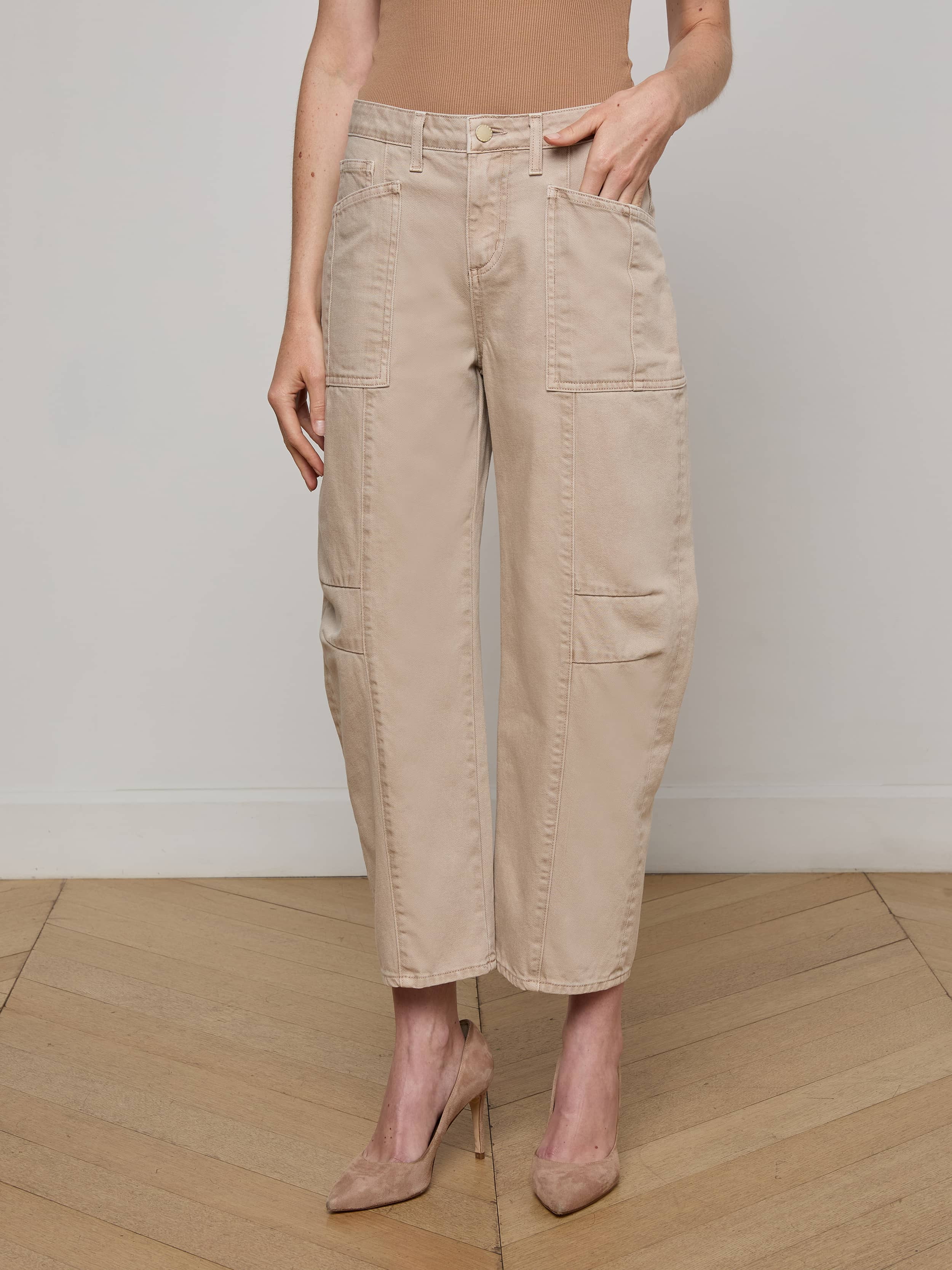 Cody Cropped Barrel-Leg Jean - 3
