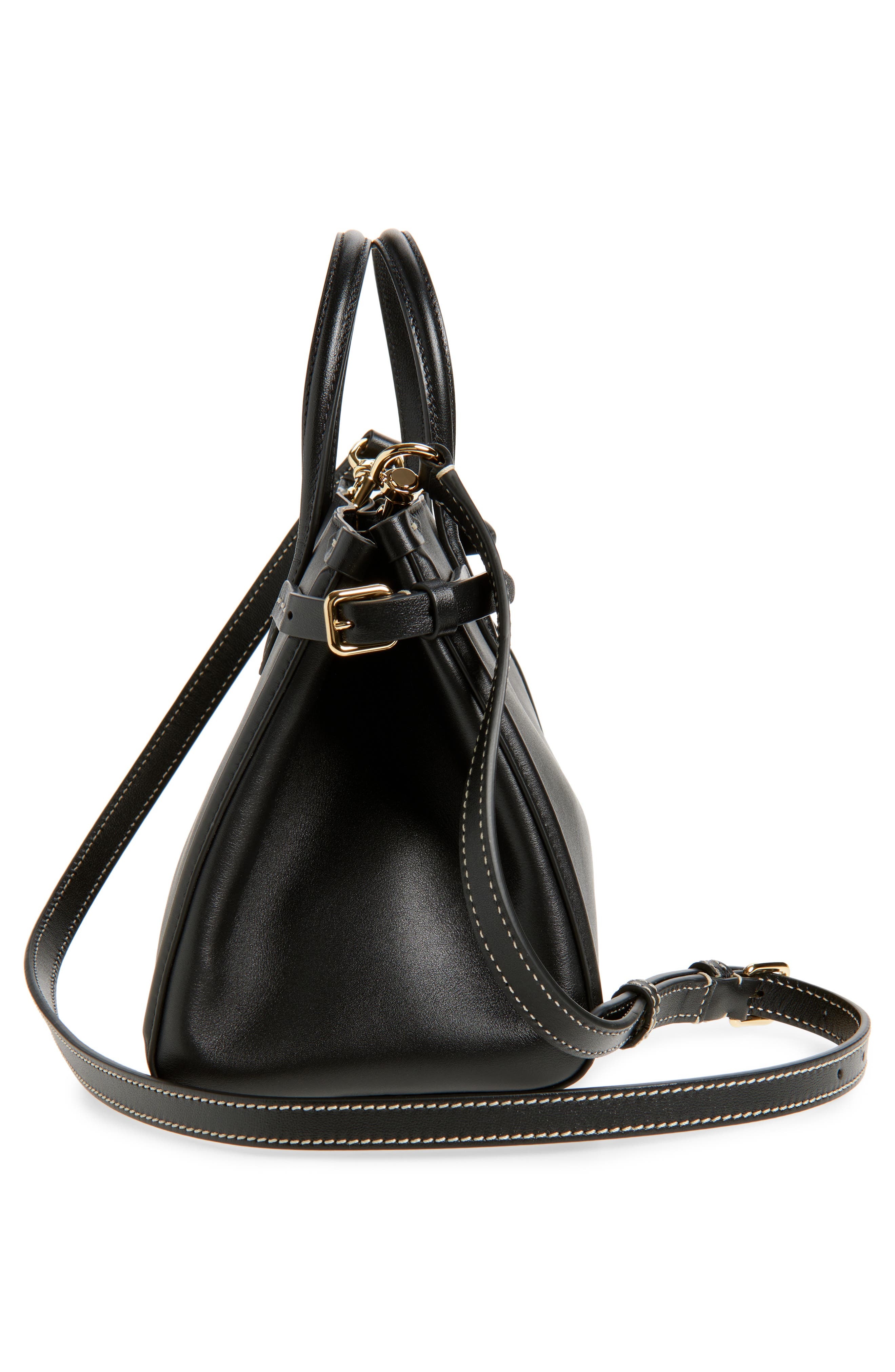 Valentino Garavani Small Antibes Leather Tote in 0No Nero at Nordstrom - 6