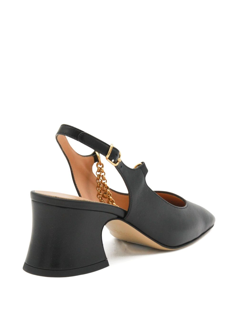 55mm chain-embellished pumps - 3