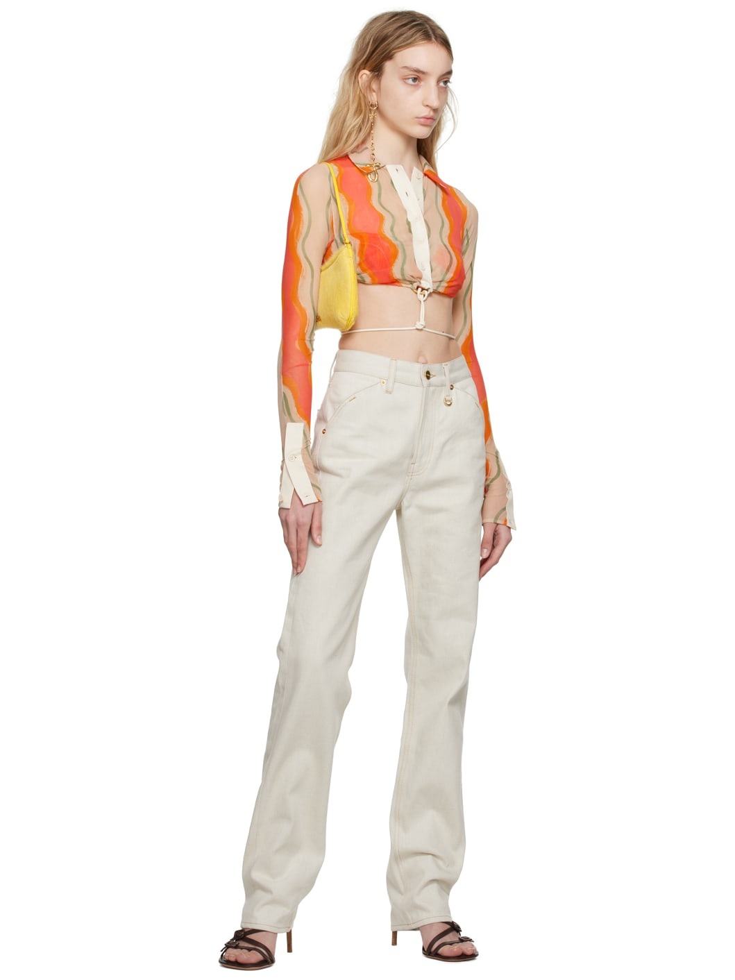Multicolor Le Raphia 'La Chemise Abaca' Shirt - 4