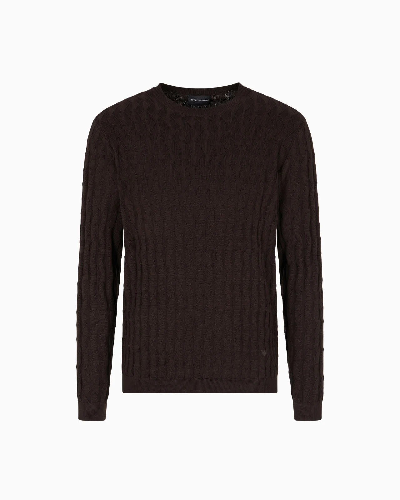 ASV LYOCELL-BLEND JUMPER IN AN EMBOSSED, PATTERNED STITCH - 1