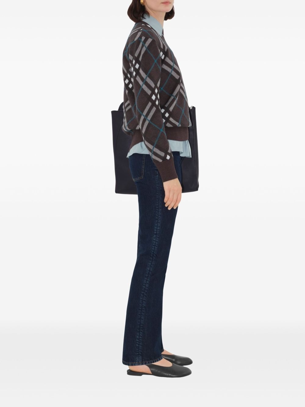 check sweater - 3